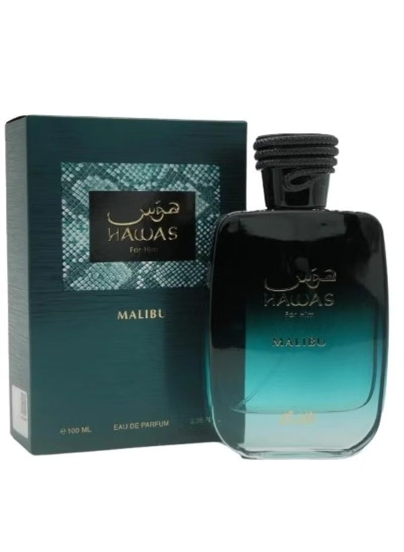 هوس  عطر رصاصي ماليبو أو دو بارفان 100 مل - Image 2
